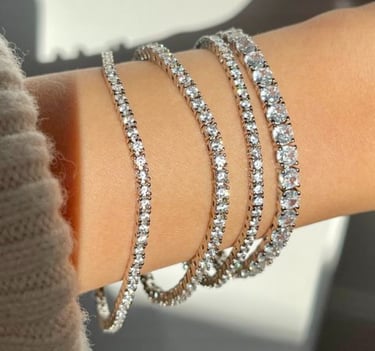 4.9 Carat Diamond Tennis Bracelet