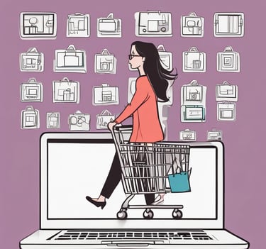 A dimly lit office setting with a laptop displaying code on the screen. The image shows a programming environment with various lines of HTML or JavaScript. A blurred hand is using a mouse on the left side, while another laptop is partially visible in the background. The overall setting suggests a workspace focused on coding or software development.