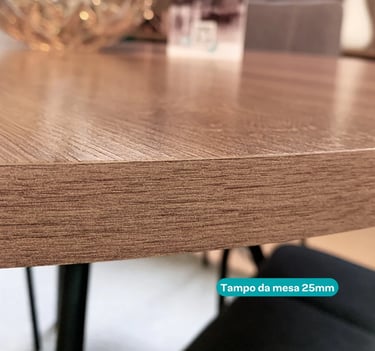Conjunto Sala de Jantar 4 Cadeiras San Francisco Carraro