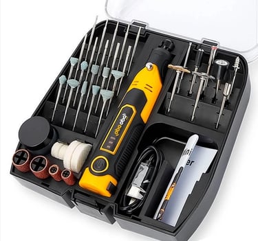 Mini Retífica Portátil Multifuncional Sem Fio Oba Oba Mix 57 em 1