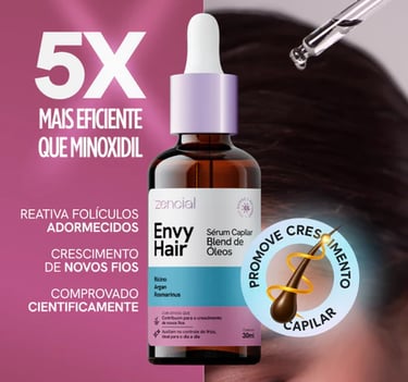 Oleo Capilar Envy Hair Sérum de Crescimento