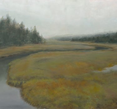 MEANDERING SONG Painting by Mary Kersell