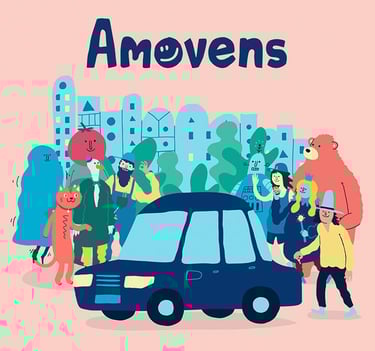 Pancarta de Amovens