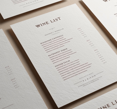 Proofreading & Editing of a Restaurant's Wine List
