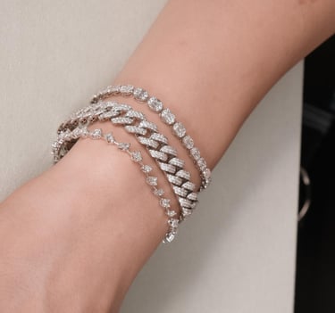 10. Tennis Bracelets with a Twist