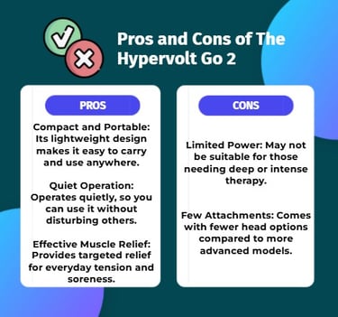 pros and cons hypervolt go 2
