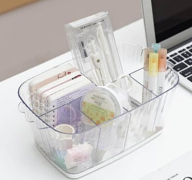 PET desktop organizer tray multi compartment wholesale