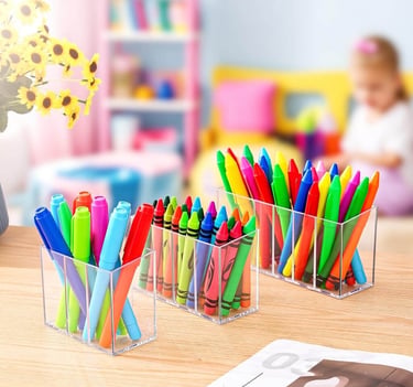 PET pen holder organizer multi compartment wholesale