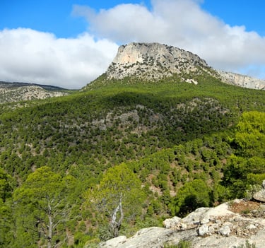 Morrón de Espuña Peak in Region Murcia