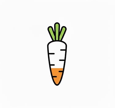 quarter full color carrot
