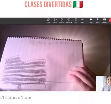Clase de italiano para niños online