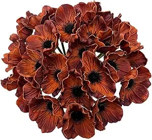 Autumn Flowers Arrangement for Industrial Dining Room Decor