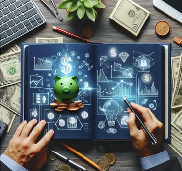 imagem de um executivo trabalhando no seu computador.