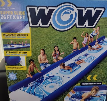 WOW World of Watersports 26FT x 6FT Water Slide with 2 Super Sleds for Big Kids &amp;amp;amp;amp; Adults