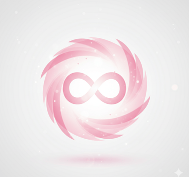 Symbole de l'infini pour le Massage en Lemniscate, soins énergétiques à Désertines.