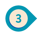 Icône avec le chiffre 3
