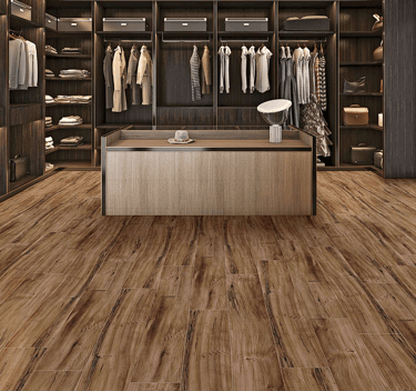Walnut Color Laminate Flooring Installed Images
