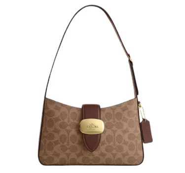yellow app dhgate finds coach eliza shoulder bag classic brown canvas