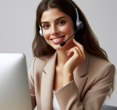 Ring. Bokadirekts receptionist hjælper dig med at bestille din tid hos Kiropraktoren eller til massa