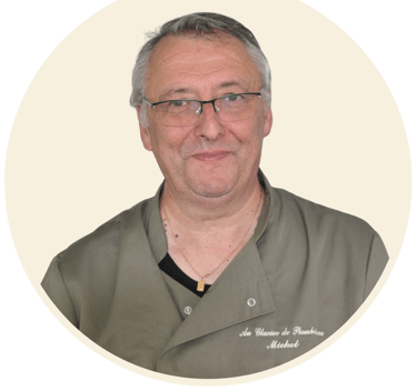 Michel, chef de notre équipe de glacier
