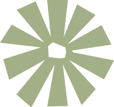 Woodcut of a flower.