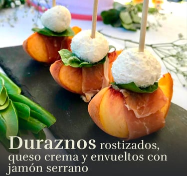 Canapés y Bocadillos Gourmet para eventos sociales y empresariales