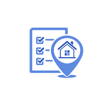 Icon representing property-based underwriting for private loans