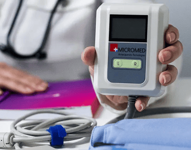 Monitoramento com Gravadores de MAPA e Holter da Micromed.