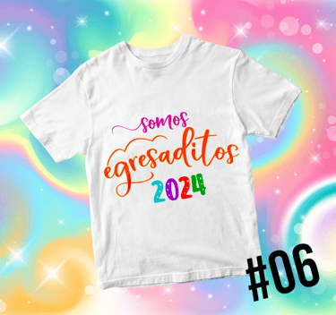 Remera para egresaditos de Jardin de Infantes
