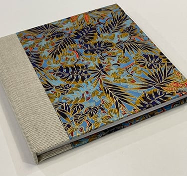 Journal with chiyogami paper - Bound Impression
