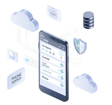 Illustration of Phone Append