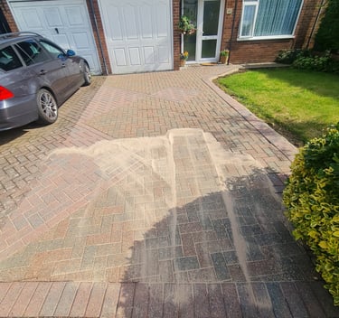 Sanding driveway
