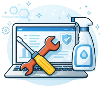 Entretien et maintenance informatique par Montechinformatique : nettoyage, révision de votre matériel pour plus de durabilité