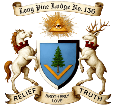 Coat of Arms of Long Pine Lodge No. 136