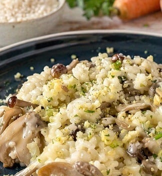 Lunch Recipes | Mushroom risotto