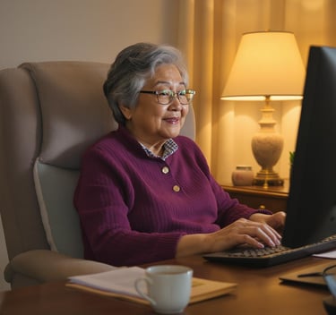 Woman writing her own legacy story!