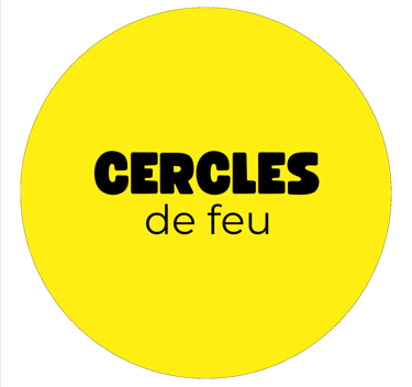 Logo d'un rond jaune sur lequel est écrit "cercle de feu"