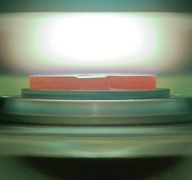 A Growing CVD diamonds in chamber