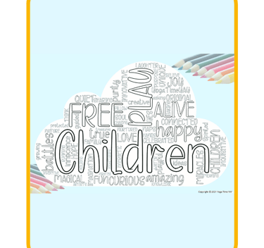 A cover of a digital colouring sheet.