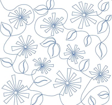 starburst flower meander MB Krapil