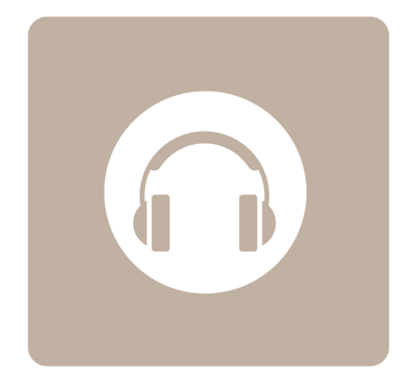Headphone icon representing personalised teen hypnosis