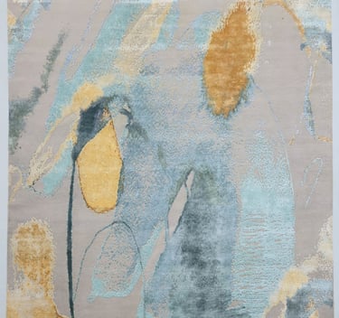 Handknotted (90 KPI) Rug made of Wool & Botanical Silk