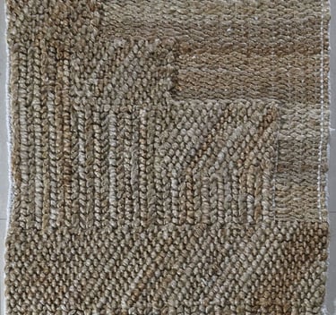 Handwoven Flatweave Rug made of 100% Jute