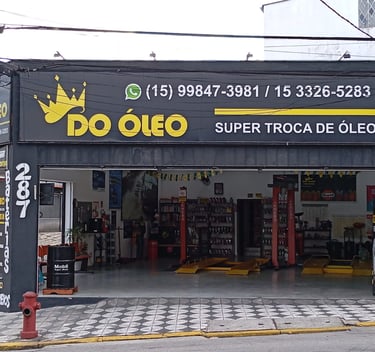 faixada de loja de troca de óleo Do Óleo Sorocaba