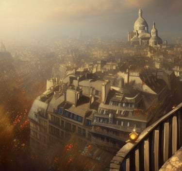 overlooking Paris