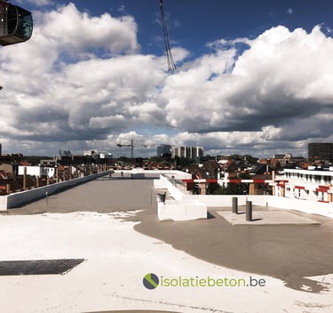 Hellingsbeton, schuimbeton nieuwbouw