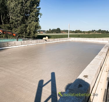 Hellingsbeton, schuimbeton nieuwbouw