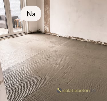 Isolatie opvullen kruipkelders schuimbeton