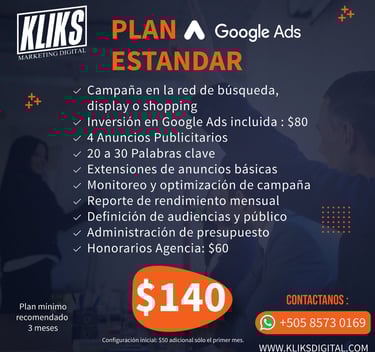 Planes Anuncios en Google