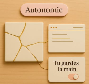 Créer son site web avec Or et lien en restant autonome